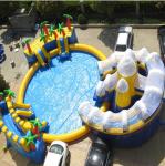 Fun Inflatable Amusement Park Professional Easy Package Anti UV For Toddlers