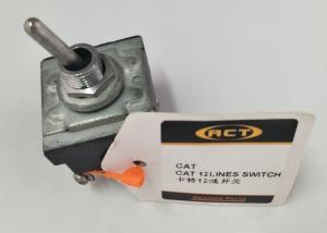 Quality E320B / C Caterpillar Excavator Spare Parts 12 Lines Switch Silver Aluminium wholesale