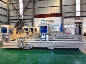 Quality Aluminum Window Profile Double Head Mitre Saw Cnc Cutting Machine 2.2KW wholesale