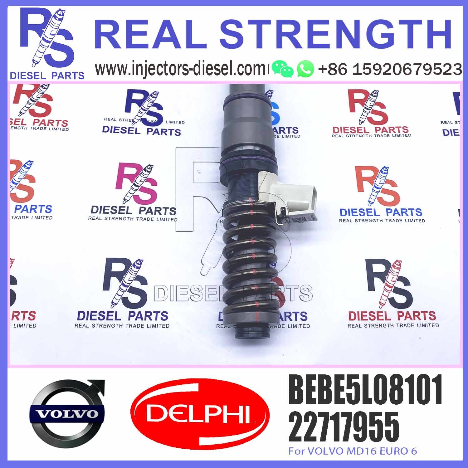 High quality common rail injector 22717955 diesel injector Engine BEBE5L08101 FOR Engine V-O-L-V MD16