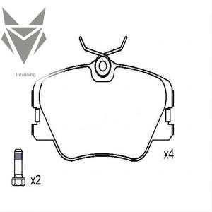 Quality Auto Brake Pads MERCEDES BENZ Saloon Estate Coupe Convertible E-CLASS 0004209920 wholesale