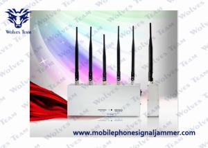 Quality Handheld Cell Phone Jammer Kit 3G GSM CDMA 5 Antenna 33W Energy Consumption wholesale