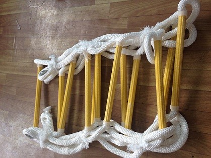 Light Weight Safety Tools H Type Portable Insulation Silk Ladder