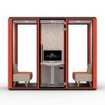 Acoustic Silent Office Privacy Pods Convertible Office Telephone Booth