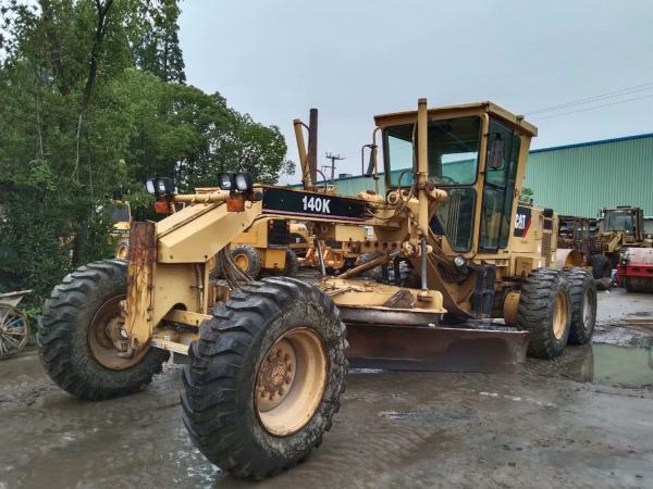 Original Paint Used CAT 140k Motor Grader For Sale/Used CAT Motor Grader With