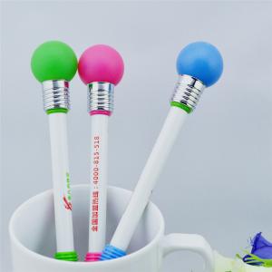 Quality 2015 hot-selling high quality Led light ballpen,Glow led light round pen samples are free wholesale