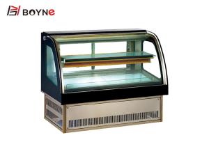 Quality 2 ~ 8 °C Mini Countertop Cake Display Case Refrigerator Tempered Glass wholesale