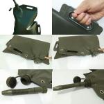 Portable soft fuel tank .KSD-011. Dull green or other color