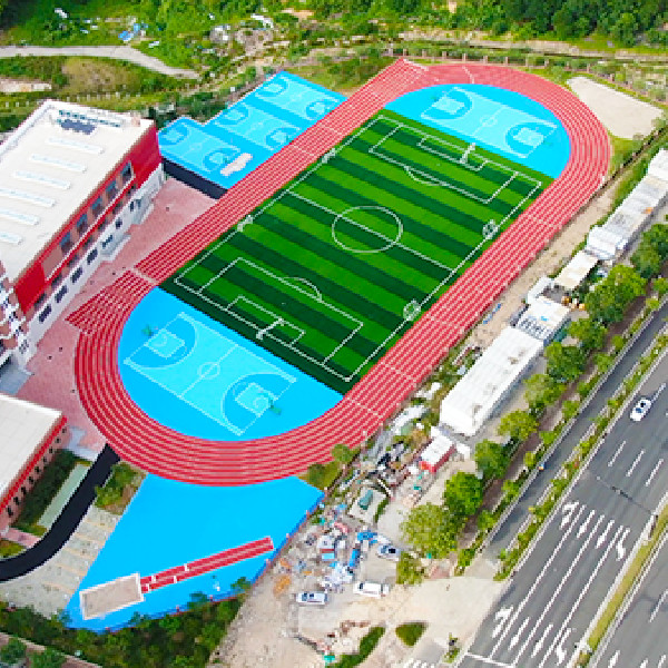 Thickness 13mm 15mm Running Track Eco Friendly Prefabricated Roll Material Athletic Track Rubber Tartan
