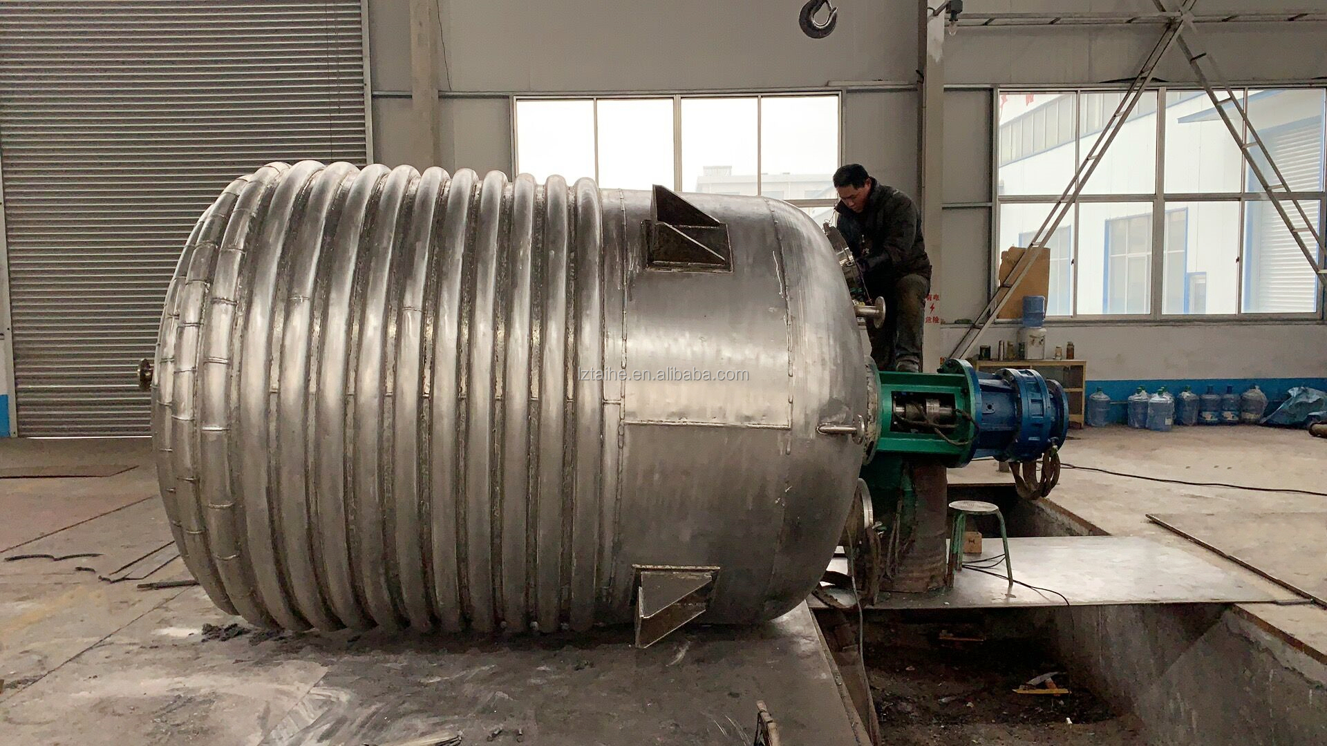 1000L PTFE Lined Electric Heating Jacket Reactor for Continuous Stirred Tank Reaction
