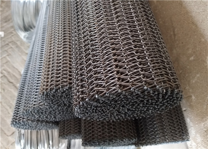 Industrial Heavy Duty Conveyor Chain Belt Stainless Steel 304 Corrosion Resistant