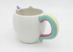 500ml Capacity Ceramic Unicorn Mug , Dolomite Handmade Stoneware Coffee Mugs