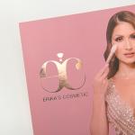 350gsm Personalized Rose Gold Logo Paper Thank You Card For E Commerce Packaging