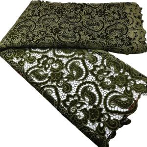 Quality embroidered fabric for ladies african lace fabric swiss voile for senegal party &amp; wedding dress guipure lace fabric african wholesale