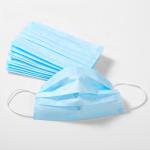 Dust Proof Disposable Protective Mask Breathable Blue White Surgical Face Mask