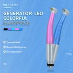 Air Turbine Dental Fiber Optic High Speed Handpiece With 5 LED Lights Dental E