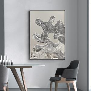 Quality LANDSCAPE Subjects Home Decorative Relief Geometryczny Painting Wall Art 3D Abstract Texture Mural Hand Painted Knife Oil Painting wholesale