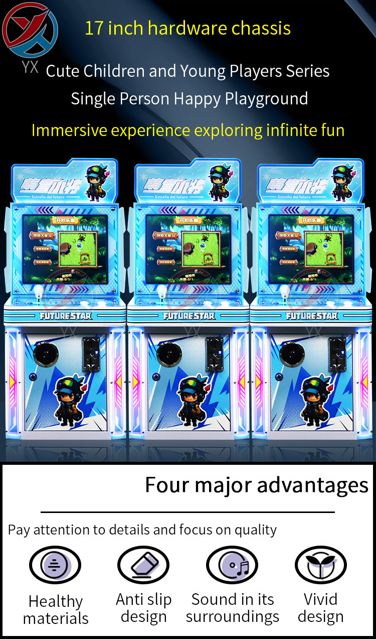 Single Player Happy Amusement Park Game Arcade Game Machine Video Game Coin Logistics Tracking