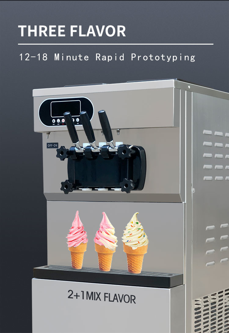 36l Hotel Commercial Ice Cream Machine Mix Mobile Gelato Maker Commercial