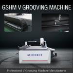 Home Decoration V Slotting Machine 1225 Metal Sheet Grooving Machine