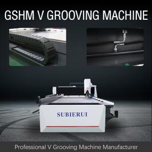 Quality Home Decoration V Slotting Machine 1225 Metal Sheet Grooving Machine wholesale