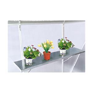 Quality Green Aluminium Greenhouse Accessories 1.0mm 1.2mm 3 Tier Slated Staging For Flowers wholesale