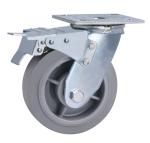 350kg 4-8inch Heavy Duty Industry Shopping Trolley with TPR Caster and Rigid