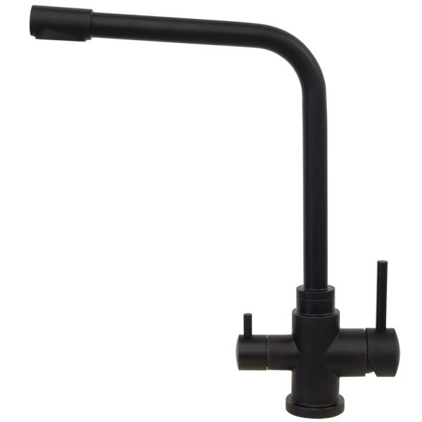 Black Color Stainless Steel 304/316 Material 3 Way Kitchen Purifier Faucets With