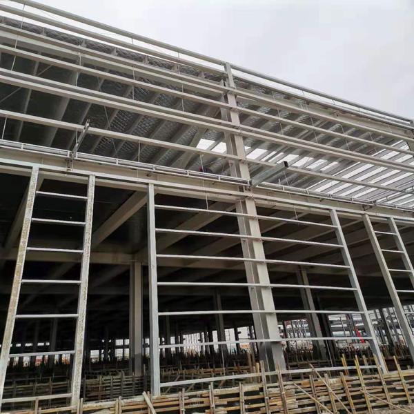 Durable Industrial Steel Buildings Powder Coated Prefab Metal Building