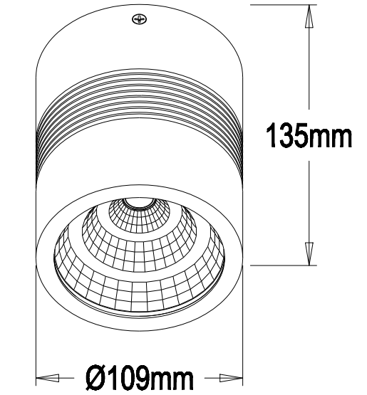 20W 1600LM Wholesales Small Order Of Surface Mount LED Downlight