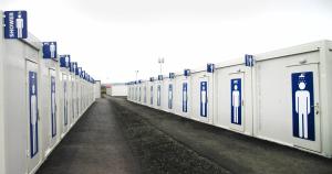 Quality Mobile Public Container Toilet Cabin With Environmental Protection wholesale