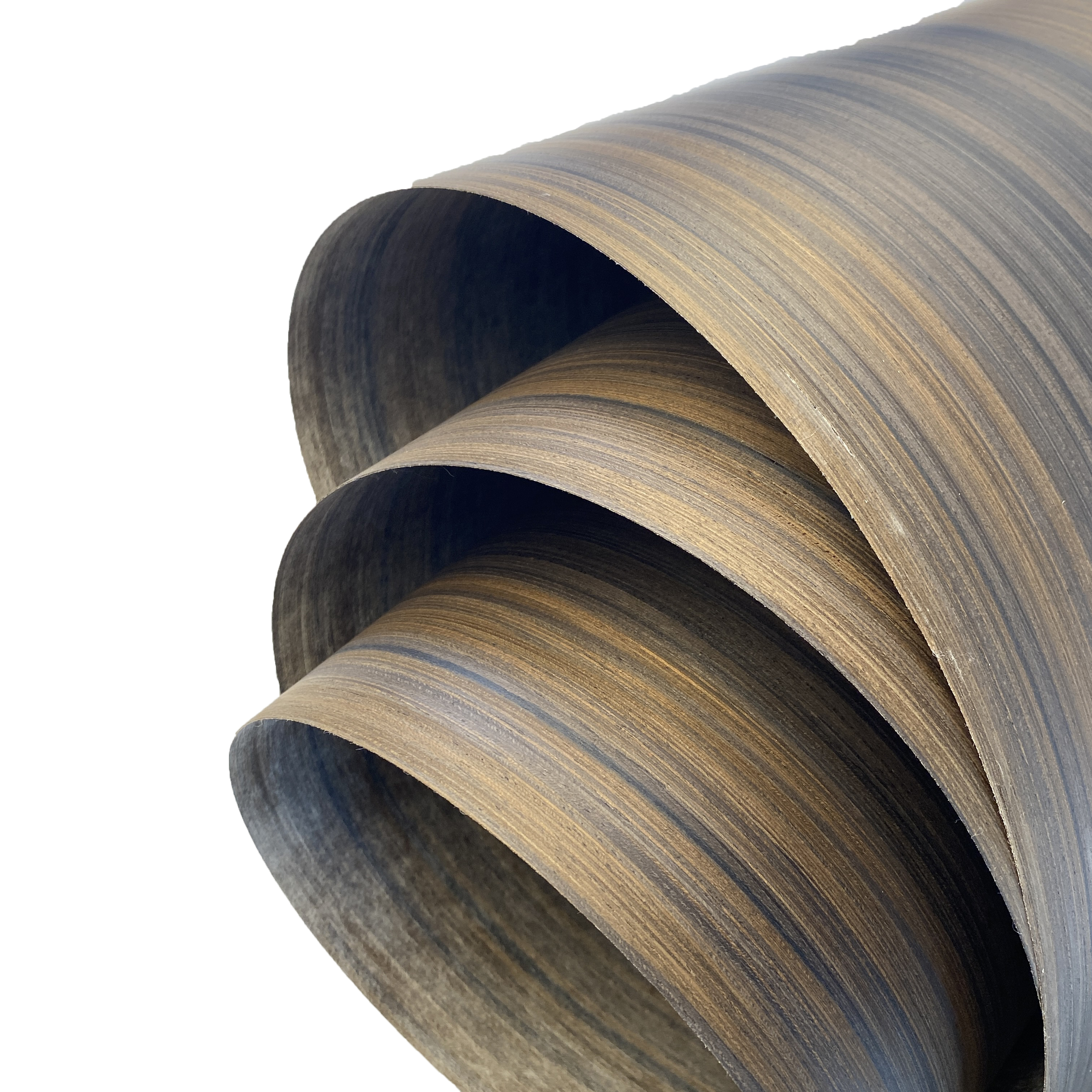 Natural Solid Engineered Wood Veneer Smoked Eucalyptus Wood Veneer for Decorating Panel Furniture