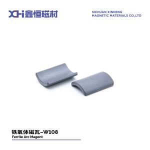 Quality Ferrite Cylinder Magnet Sintered Ferrite Motor Magnets For Automobile Window Motors W108 wholesale