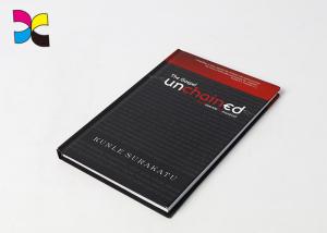 Quality Offet Hardcover Book Printing Spot Shinny With Dust Jacket Black White Color wholesale