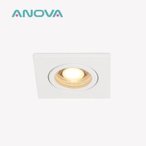 Quality Recessed Spotlight Frame Round Aluminum 60mm Cut-out MR16 GU10 IP44 Rated wholesale