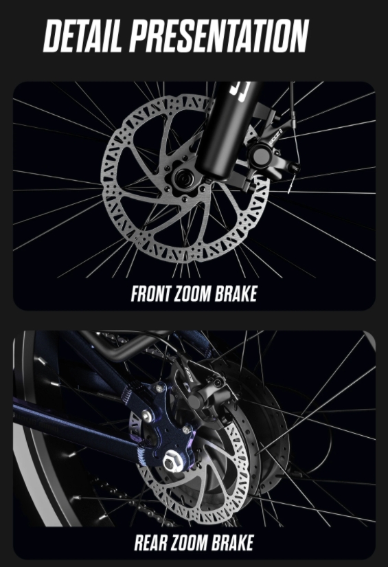 500W Full Suspension Fat Tire Electric Bike With 48V 17.5AH Integrated Battery