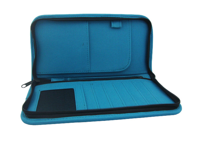 Polyester Oxford Material Travel Passport Holder For Tickets / Cards