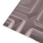 Etching Decorative Stainless Steel Sheet 304 316 Bright 3D Laser Finish Pvd