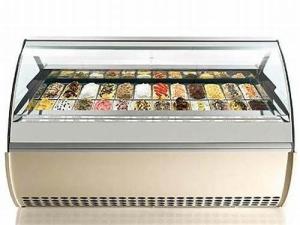 Quality Table Top Ice Cream Display Freezer , Ice Cream Display Cabinets 1100W wholesale
