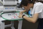 Newest 1 head 15 colours barudan embroidery machine prices