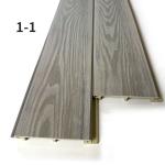 Commercial WPC Wall Cladding Anti Slip Exterior Synthetic Wood Cladding