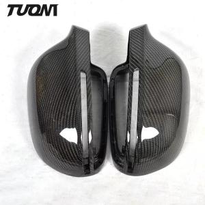 Quality Real Carbon Fiber Car Mirror Cover For Audi A4 S4 RS4 A5 S5 RS5 B9 2016 - UP wholesale