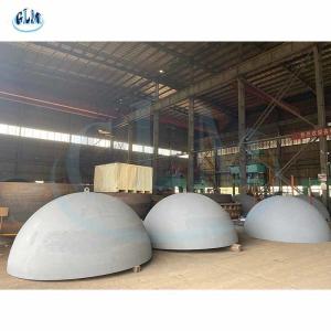 Quality 5mm 90MM Carbon Steel Pressure Vessel Dished Ends Hemisphere Head Caps ASME wholesale