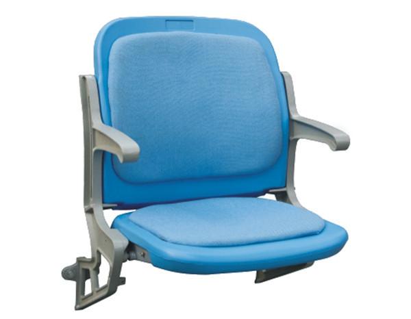 500-550mm Soft Foam Cushion Bleacher Seats , Powder Coated Fold Up Stadium