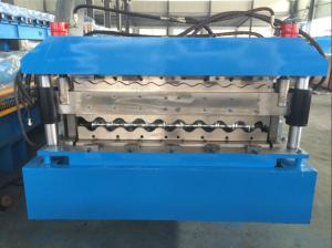 Quality Corrugated Sheet Roll Forming Machine , Metal Roofing Forming Machine By Chain wholesale