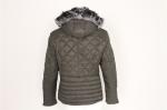 Casual Women's Padded Coats And Jackets Clothing With Fur Hood Metal Zipper
