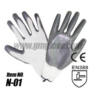 Quality Nitrile Coated Nylon Gloves,Palm Coating wholesale