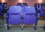 High Back Folding Plastic Stadium Seats For Football Club