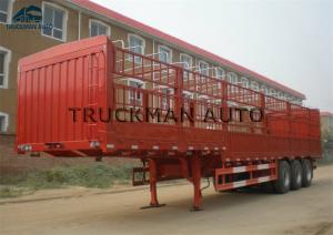 Quality Heavy duty 60 Tons Fence Semi Trailer ABS System For Bulk Cargo Transport wholesale