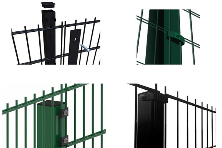 868 Twin Wire Mesh Fencing Double Wire Welded Fence For Park